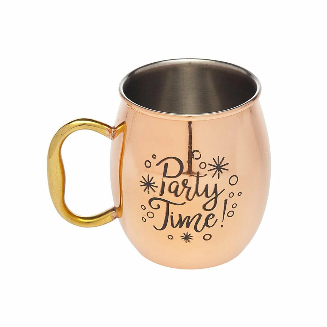 Godinger 19444 Party Time Moscow Mule Mug; Copper 3 Godinger 19444 Party Time Moscow Mule Mug; Copper