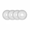 Godinger 42306 7.5 in. Lumina Salad Plates - Set of 4