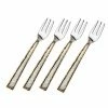 Godinger 84115 Golden Frost Dessert Forks - Set of 4