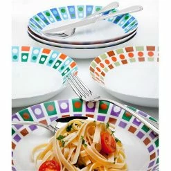 Godinger 70156 9.25 in. Roulette 2 & 6 Assorted Bowl