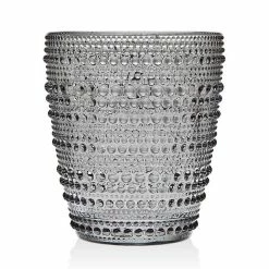 Godinger 48254 8 oz Lumina Smoke Double Old Fashioned Galss - Set of 4