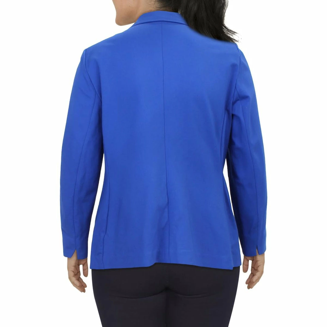 Bar III Plus Womens Collar Business One-Button Blazer 4 Bar III Plus Womens Collar Business One-Button Blazer - Image 2