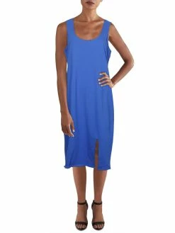 Bar III Womens Solid Sleeveless Bodycon Dress
