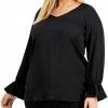 Bar III Plus Womens V Neck Bell Sleeve Blouse 1 Bar III Plus Womens V Neck Bell Sleeve Blouse -Design History Store Online 4a6ab31f010e4fca97d9687adfb34f2b 881d068c 242d 4468 b391 2df9f69be82a 1080x