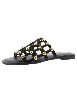 Bar III Pecanna Womens Faux Leather Open Toe Flat Sandals -Design History Store Online 516231f9ae26465b8914064916d3a5e8 1080x