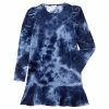 kids Design History Tie-Dye Velour Dress