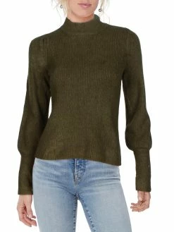 Design History Store Online 42 Design History Womens Mock Neck Bishop Sleeves Pullover Sweater