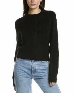 women Design History Crewneck Alpaca & Wool-Blend Cardigan