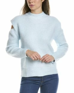 women Design History Cold-Shoulder Sweater