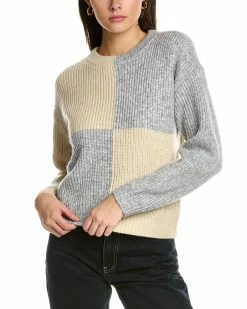women Design History Colorblocked Sweater