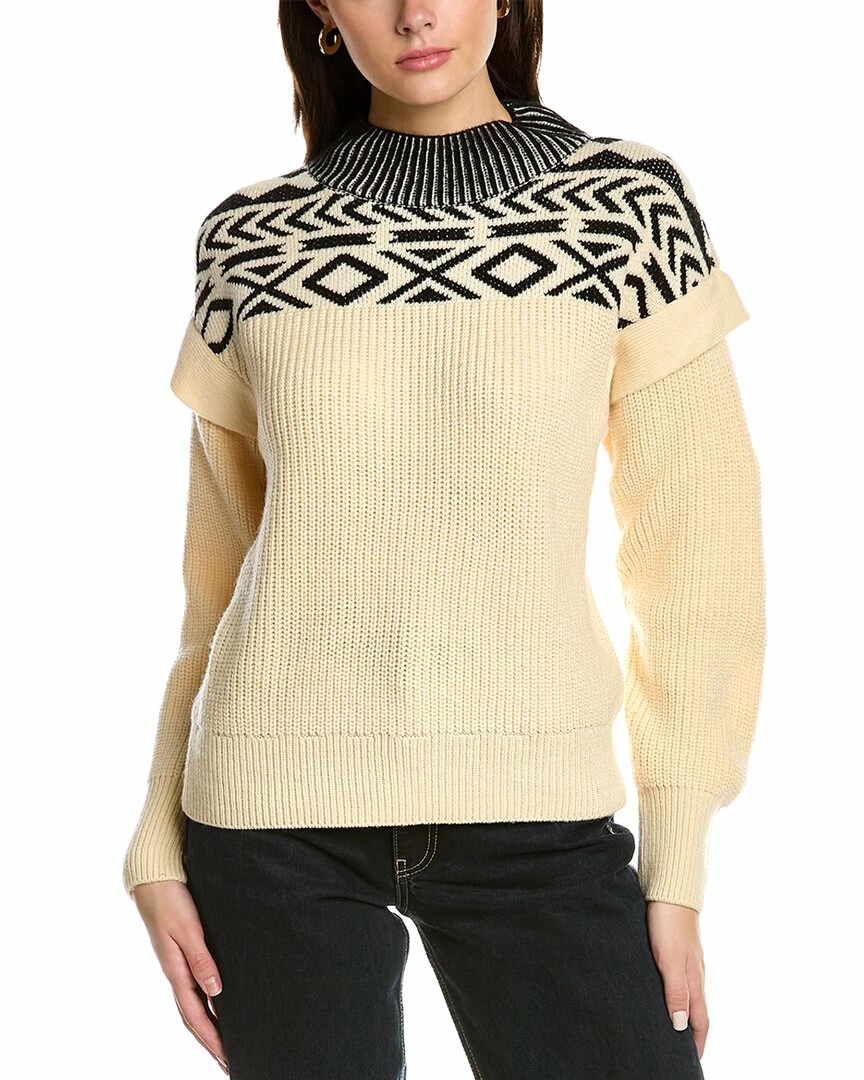 women Design History Mock Neck Wool-Blend Sweater 3 women Design History Mock Neck Wool-Blend Sweater