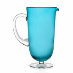 Godinger 99955 41 oz Rondo Sea Blue Jug