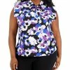 Bar III Plus Womens Printed Tie Neck Blouse -Design History Store Online 98716548568f4745b502a3a28204ea2a f599489f 12fb 4497 8f18 5eee731b7f52 1080x