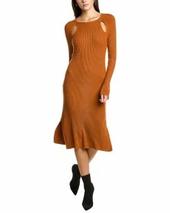 women Design History Cutout Sweaterdress
