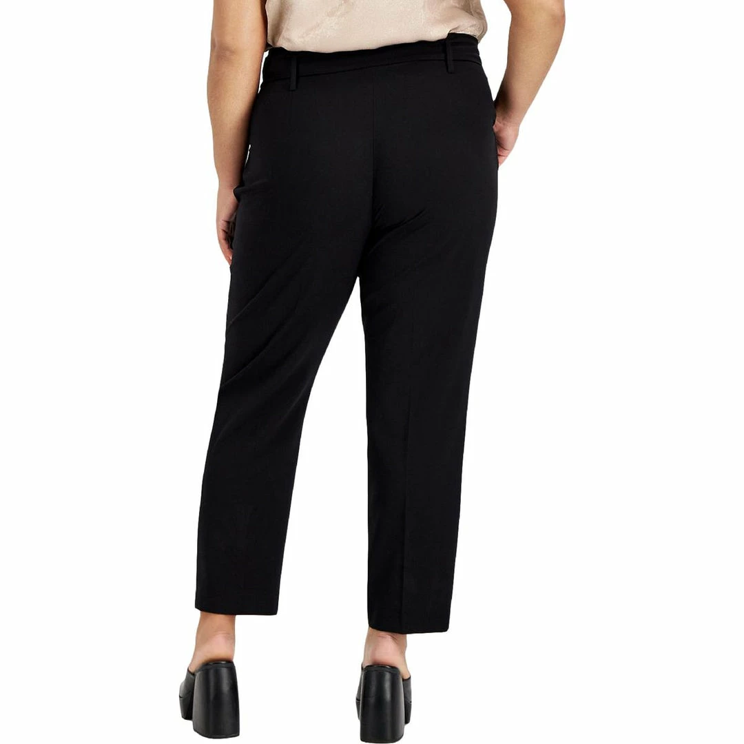 Bar III Plus Womens Suit Separate Work Paperbag Pants 4 Bar III Plus Womens Suit Separate Work Paperbag Pants - Image 2