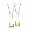 Godinger 99997 1.5 oz Finley Gold Liquer Glasses - Set of 2
