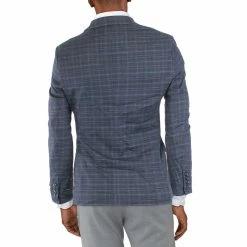 Bar III Mens Plaid Slim Fit Two-Button Blazer -Design History Store Online aba4865c6b1c420f94623f3e900c48c5 1080x