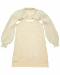 kids Design History Cutout Sweaterdress