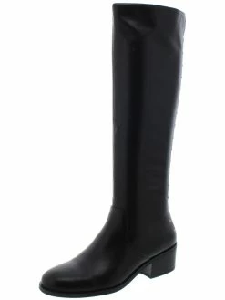 Bar III Vayla Womens Faux Leather Tall Riding Boots