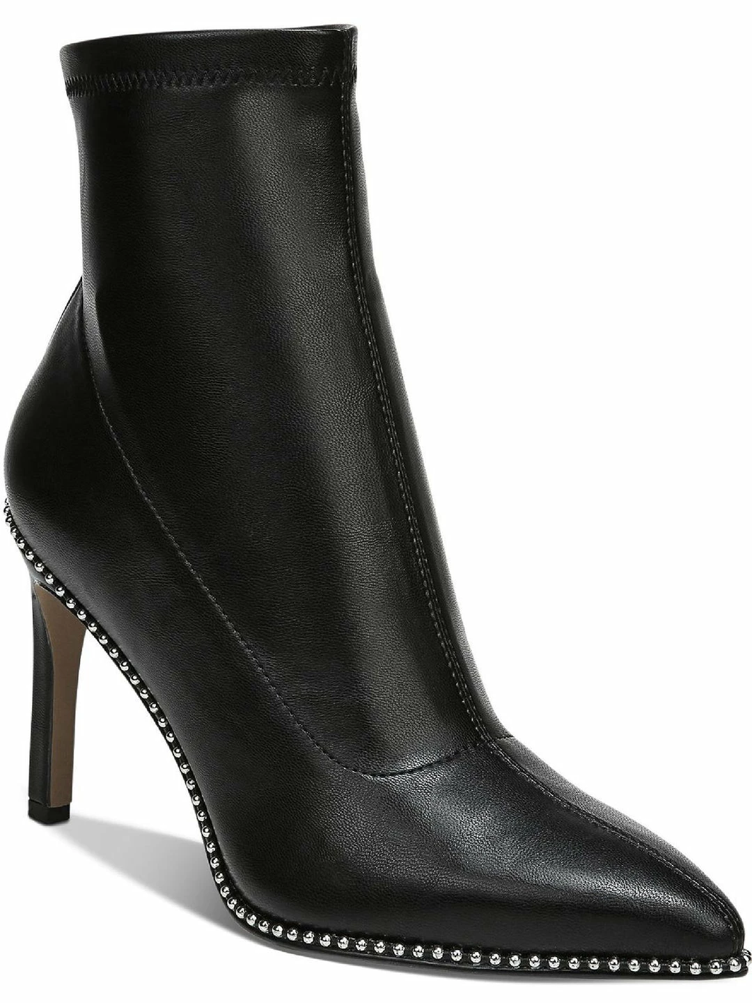 Bar III Melanay Womens Leather Embellished Booties 3 Bar III Melanay Womens Leather Embellished Booties