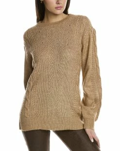 women Design History Cable Stitch Sweater