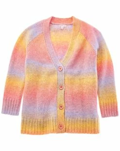kids Design History Rainbow Wool-Blend Cardigan
