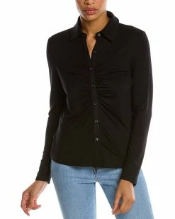 women Design History Ruched Shirt