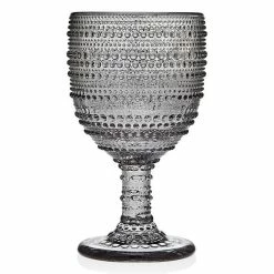 Godinger 48258 9 oz Lumina Smoke Goblets - Set of 4