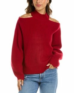 women Design History Cutout Cashmere Sweater