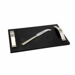 Godinger 91313 Artisan Loft Marble Board with Knife
