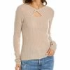 women Design History Twist Cashmere Sweater
