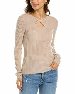 women Design History Twist Cashmere Sweater