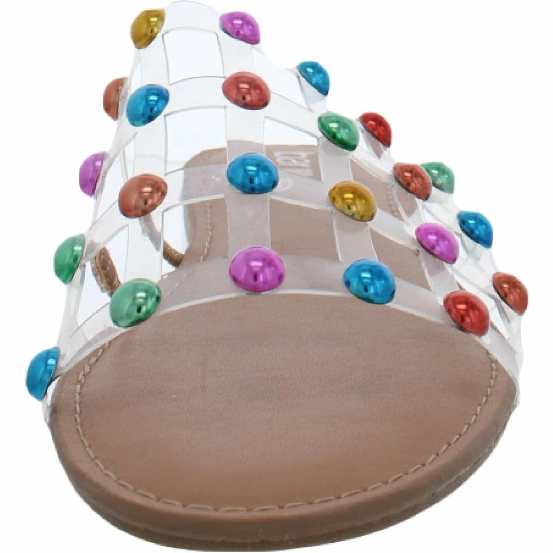 Bar III Pecanna Womens Faux Leather Caged Slide Sandals 5 Bar III Pecanna Womens Faux Leather Caged Slide Sandals - Image 3