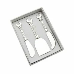 Godinger 91810 Wrench Handle Cheese Set - 3 Piece